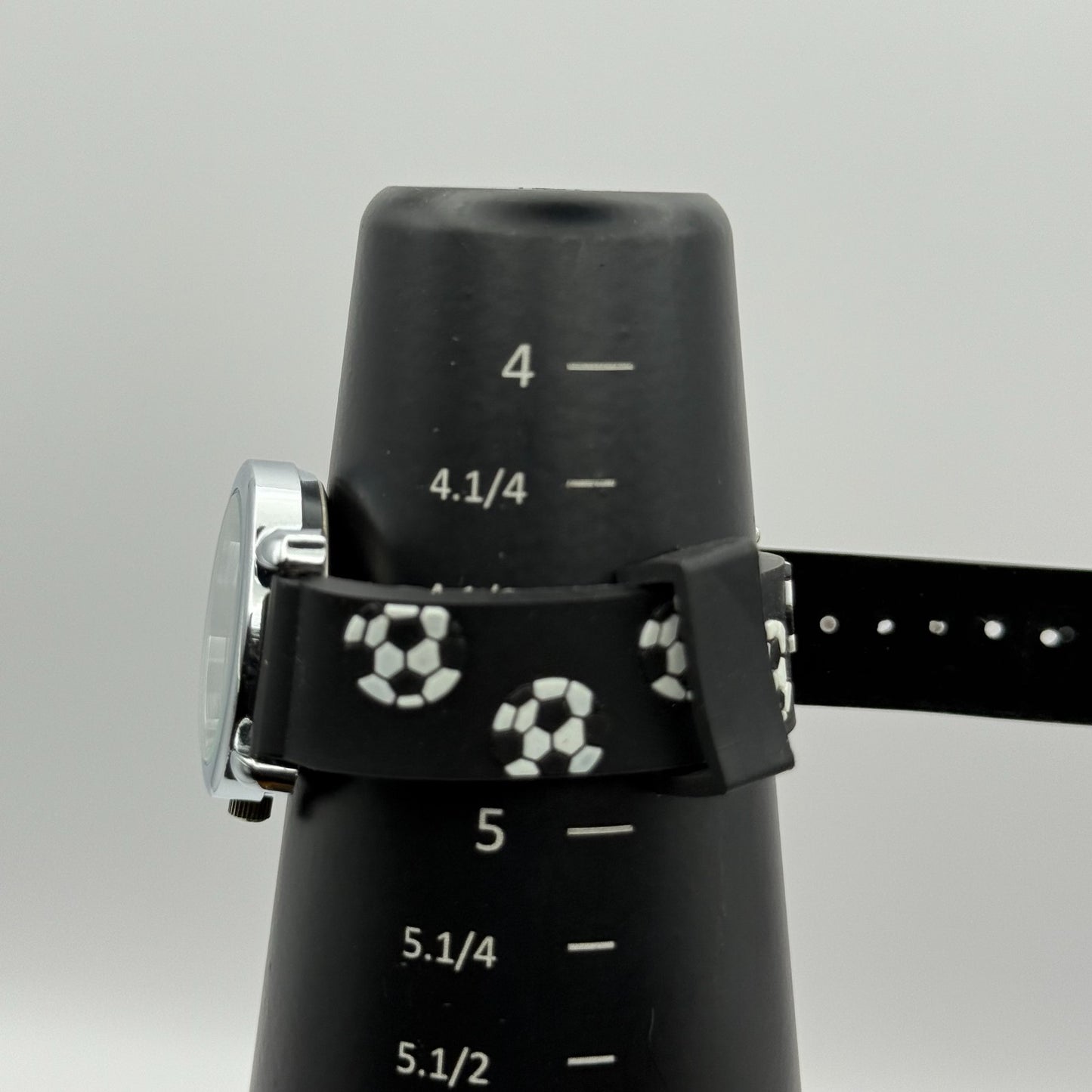 Citron Kids Quartz Watch Soccer Ball Print Strap Sporty Working 27mm New Battery