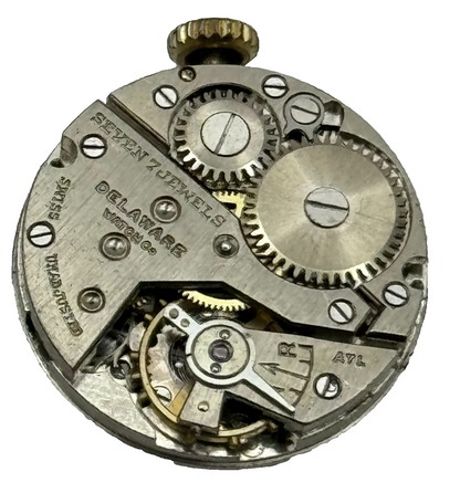 19.7mm Delaware Derby D40 Manual Wind 7 Jewels Swiss Watch Movement PARTS SPARES