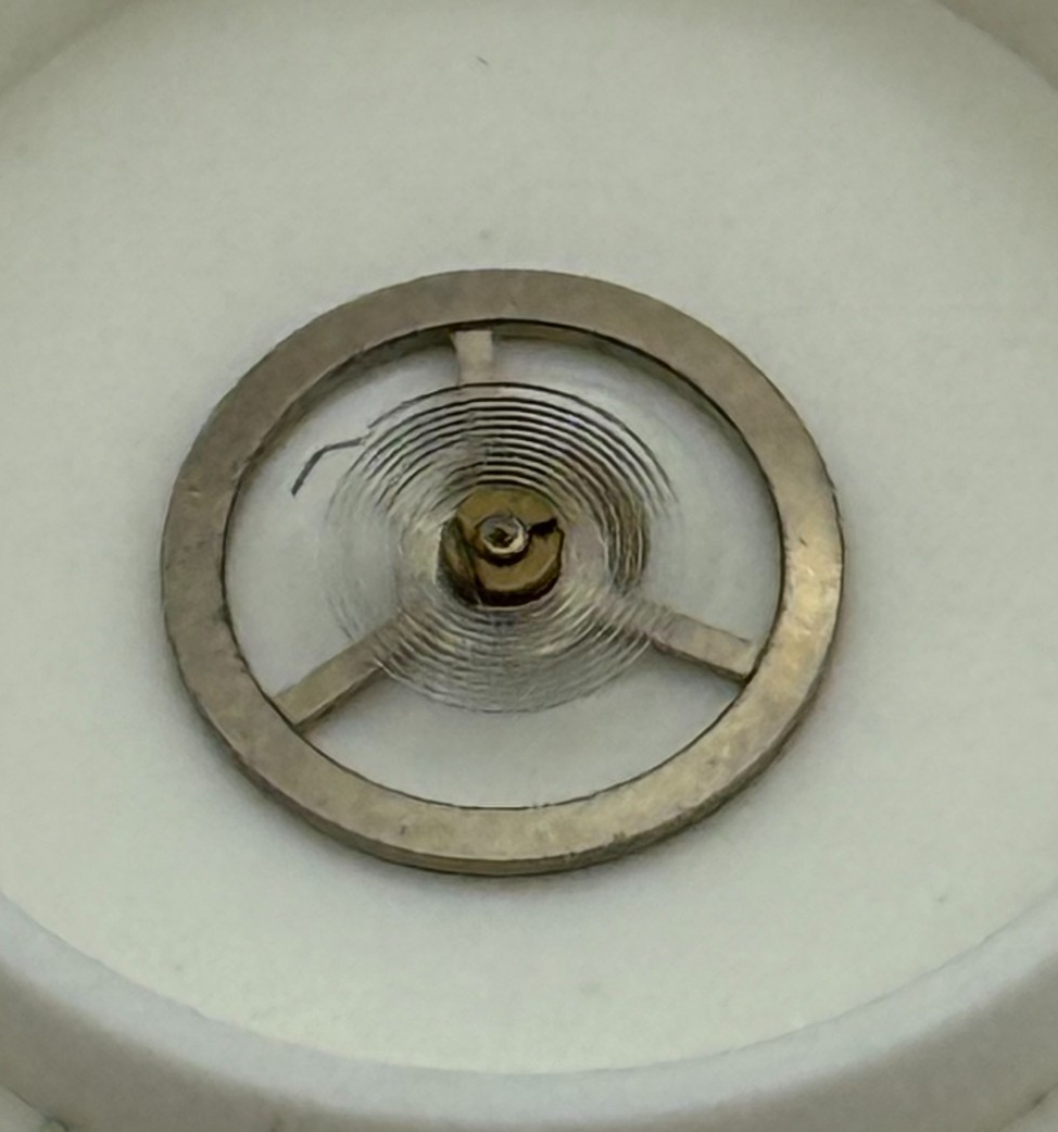 EB 8320 8321 8330 Balance Wheel Complete And Spring 6¾’’’ 1596 M Watch Movement