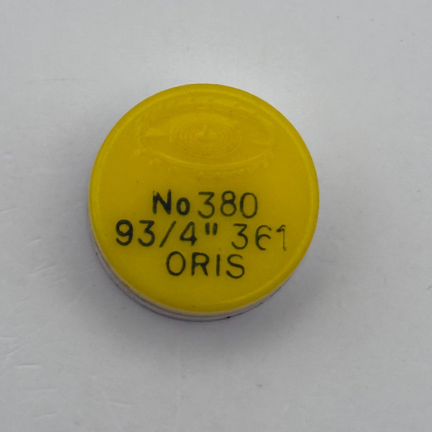 Oris 361 Balance Wheel Complete And Spring  9¾’’’ 380 Watch Movement Parts NOS