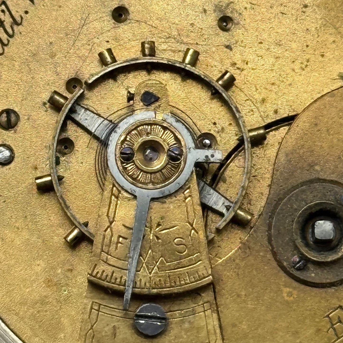 Elgin Grade 7 Pocket Watch Antique Illinois Sub Seconds Key Wound Parts American