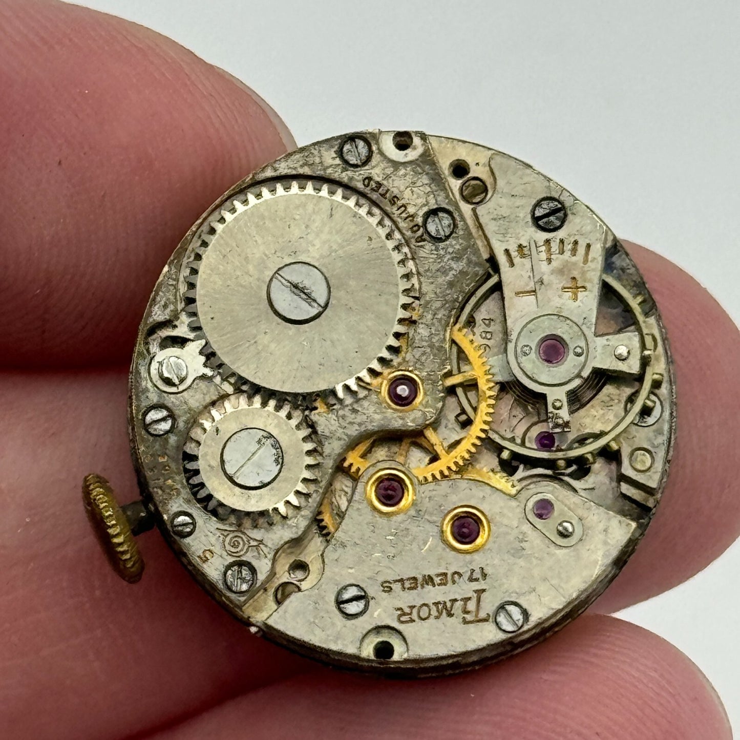 23.6mm Timor AS 984 A Schild Manual Wind Watch Movement Swiss Vintage PARTS