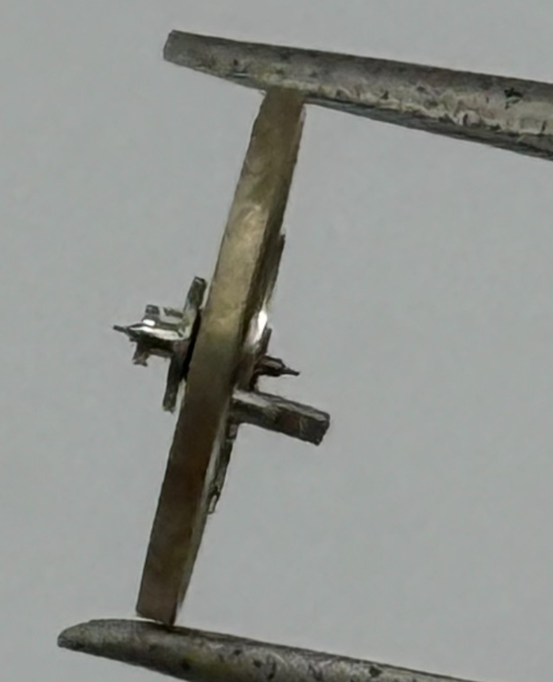 FEF 370 Balance Wheel Complete And Spring Inca Renata 1169 Watch Movement Parts 