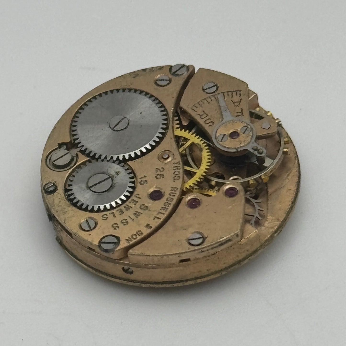 23.6mm Thomas Russell & Son Cal 25 Sub Seconds Manual Wind Watch Movement PARTS