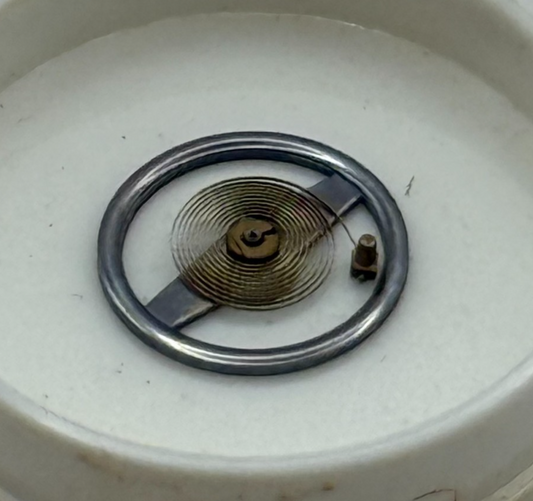 BRAC 2021 Balance Wheel Complete And Spring 5¼’’’  69 M Watch Movement Parts