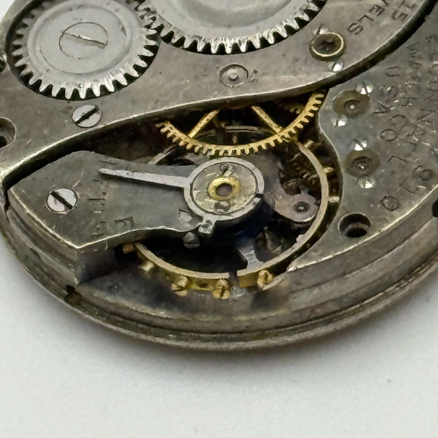 1927 Vintage 10/0s Elgin 444 Model 4 American Watch Movement PARTS REPAIR SPARES