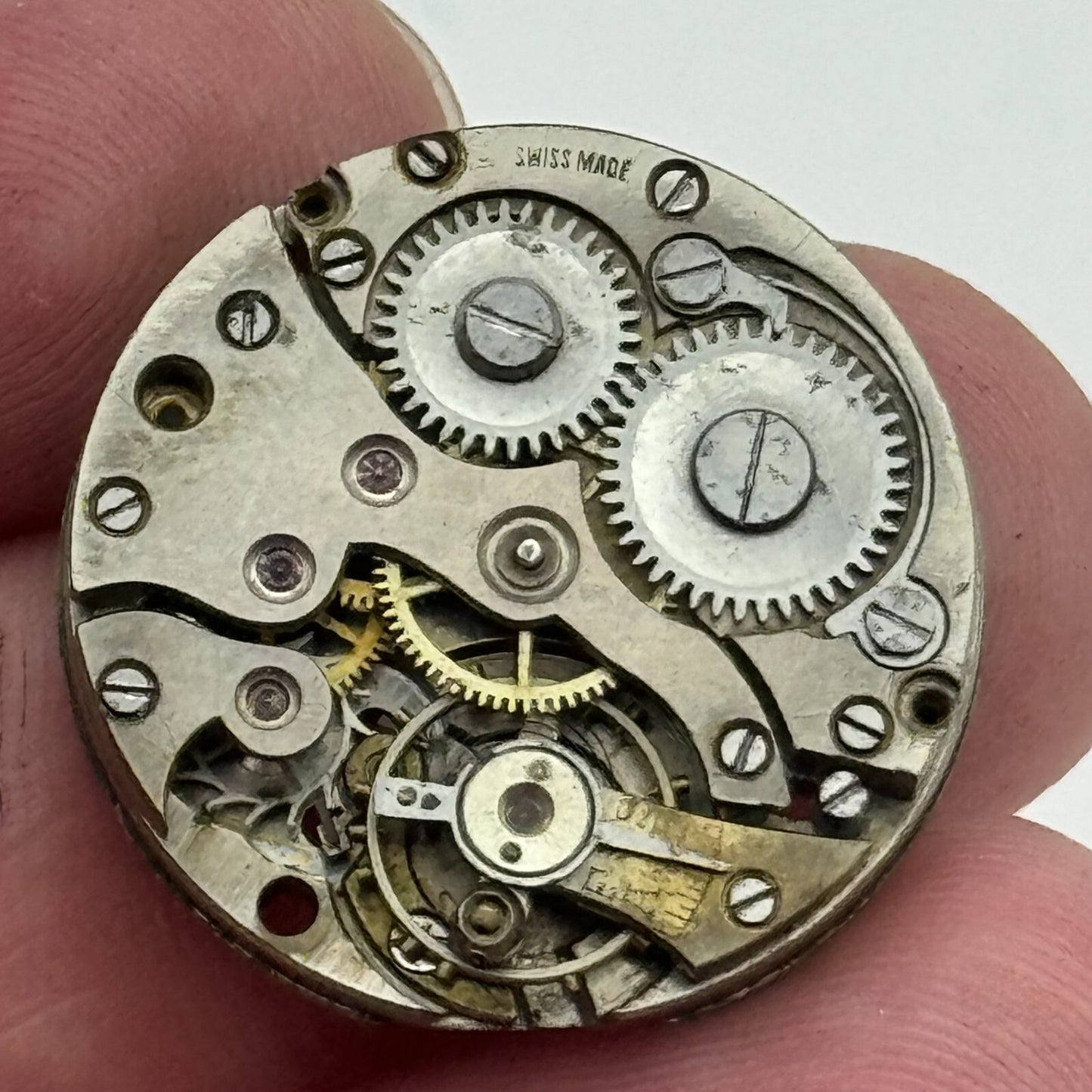 23.6mm GS Dubois SFG Manual Wind Watch Movement Vintage Swiss FOR PARTS SPARES