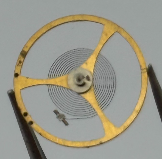 FHF 66 665 Balance Complete 11 1/2''' Renata 1336 Watch Movement Parts Vintage