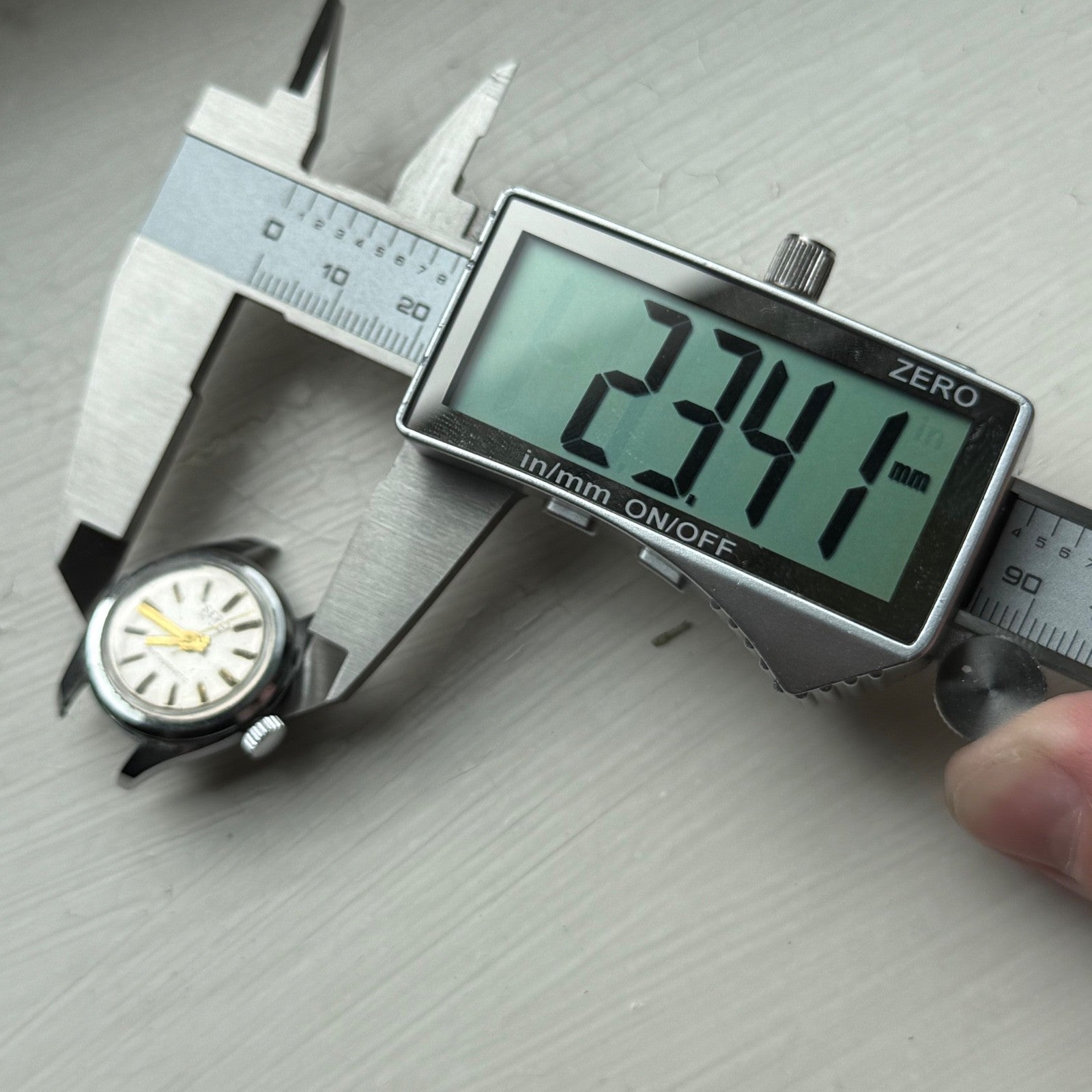 23mm Vintage Sepo De Luxe Antimagnetic Manual Wind Swiss Watch PARTS / REPAIR