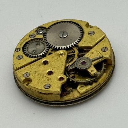 23.6mm Audax Cal 18 Manual Wind Watch Movement Swiss Made Vintage PARTS SPARES