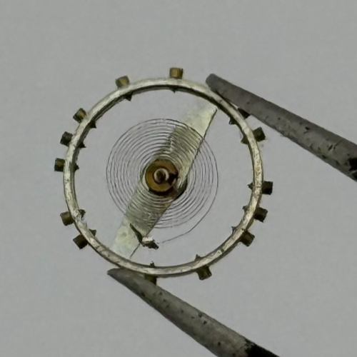 AV 41 Balance Wheel Complete And Spring 5 1/4’’’ Renata Watch Movement Parts NOS