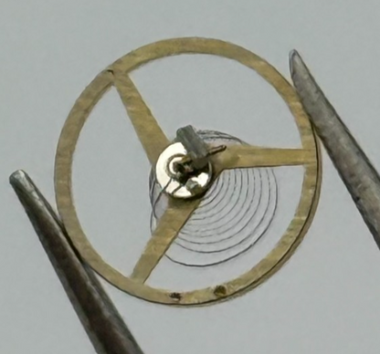 Felsa 4020 4025 Balance Wheel Complete And Spring 1437 M Watch Movement Parts 