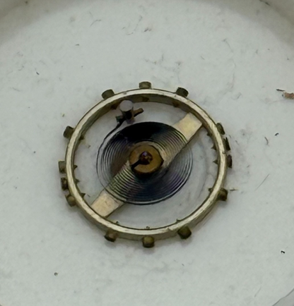 Peseux 100 Balance Wheel Complete And Spring  5¼’’’ 275 Watch Movement Parts NOS