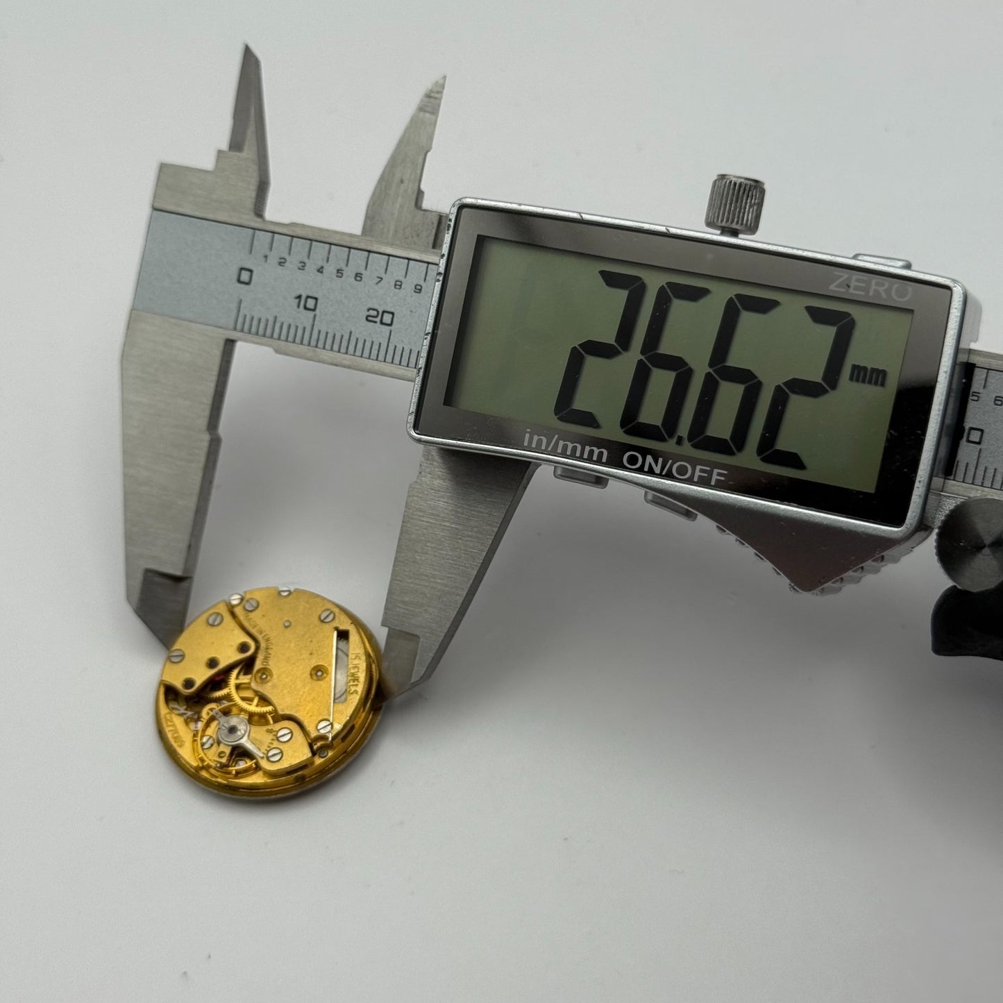 Smiths De Luxe C277089 Watch Movement Manual Wind Vintage Parts Repair 26.6mm