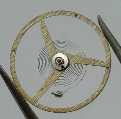 Felsa 4000 4010 Balance Wheel Complete And Spring 1435 M Watch Movement Parts 