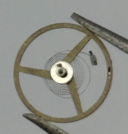 ETA 2412 Balance Wheel Complete And Spring  1413 M Watch Movement Parts NOS