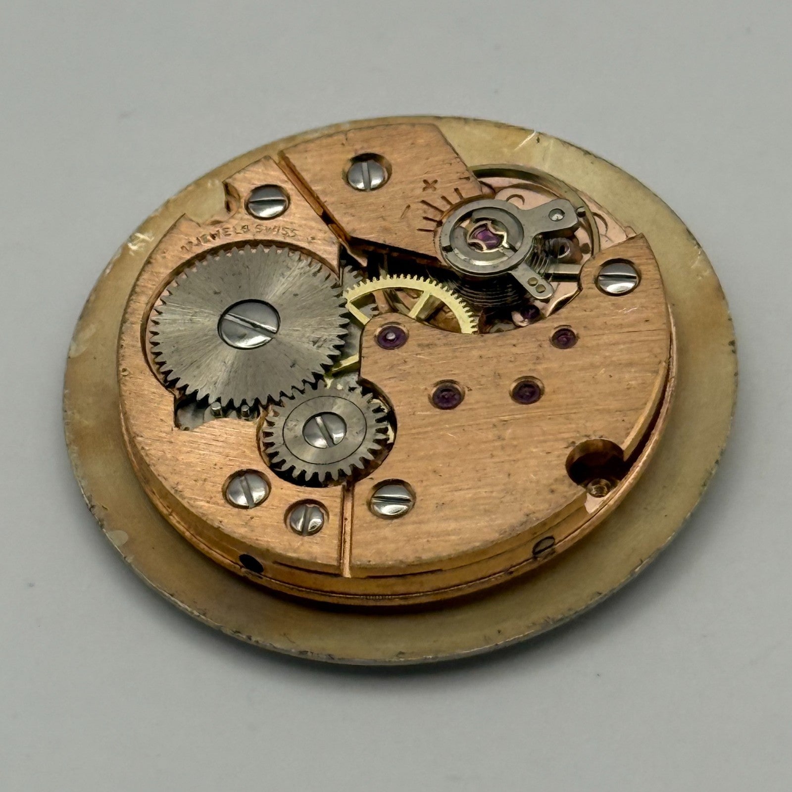 Peseux 7040 Watch Movement Audax Manual Wind Vintage Swiss Parts Repair 23.5mm