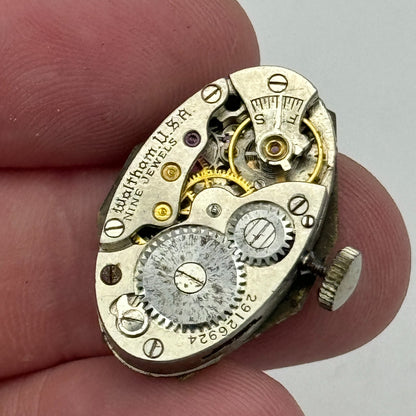 6.5L Waltham Grade No. 659 Model L-6.5 American Watch Movement PARTS SPARE