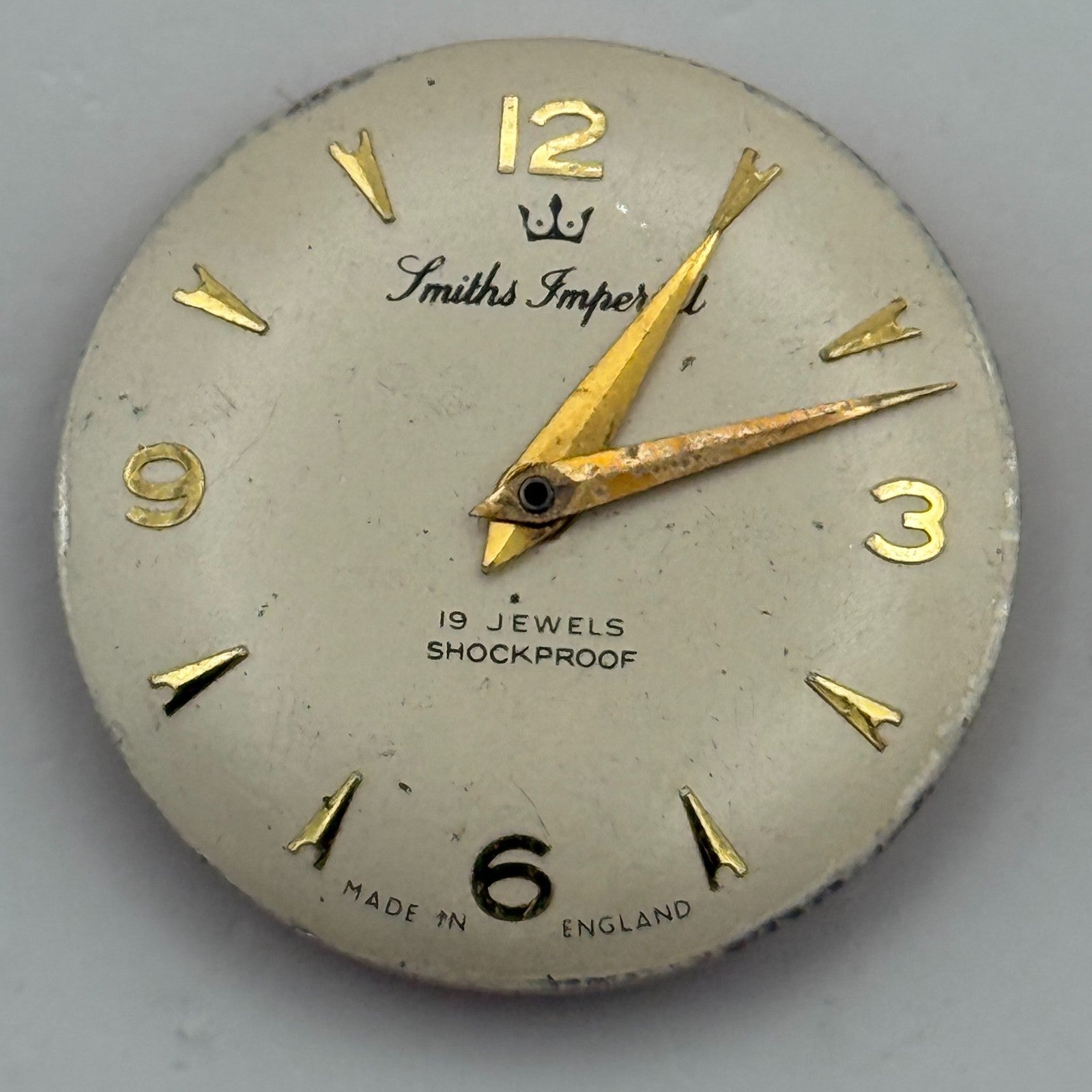 Smiths Imperial Cal 0104 Watch Movement Manual Wind Vintage Parts Repair 27.2mm