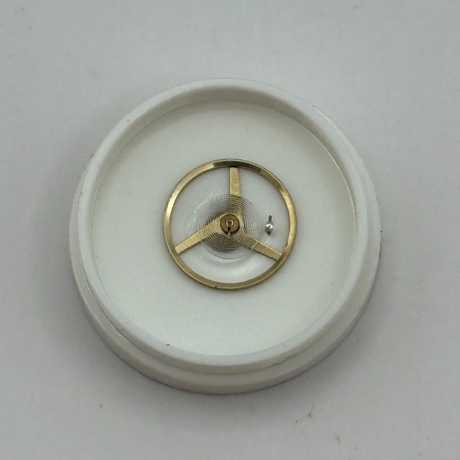 ETA 2512 Balance Wheel Complete And Spring 7¾’’’ 1454 M Watch Movement Parts 