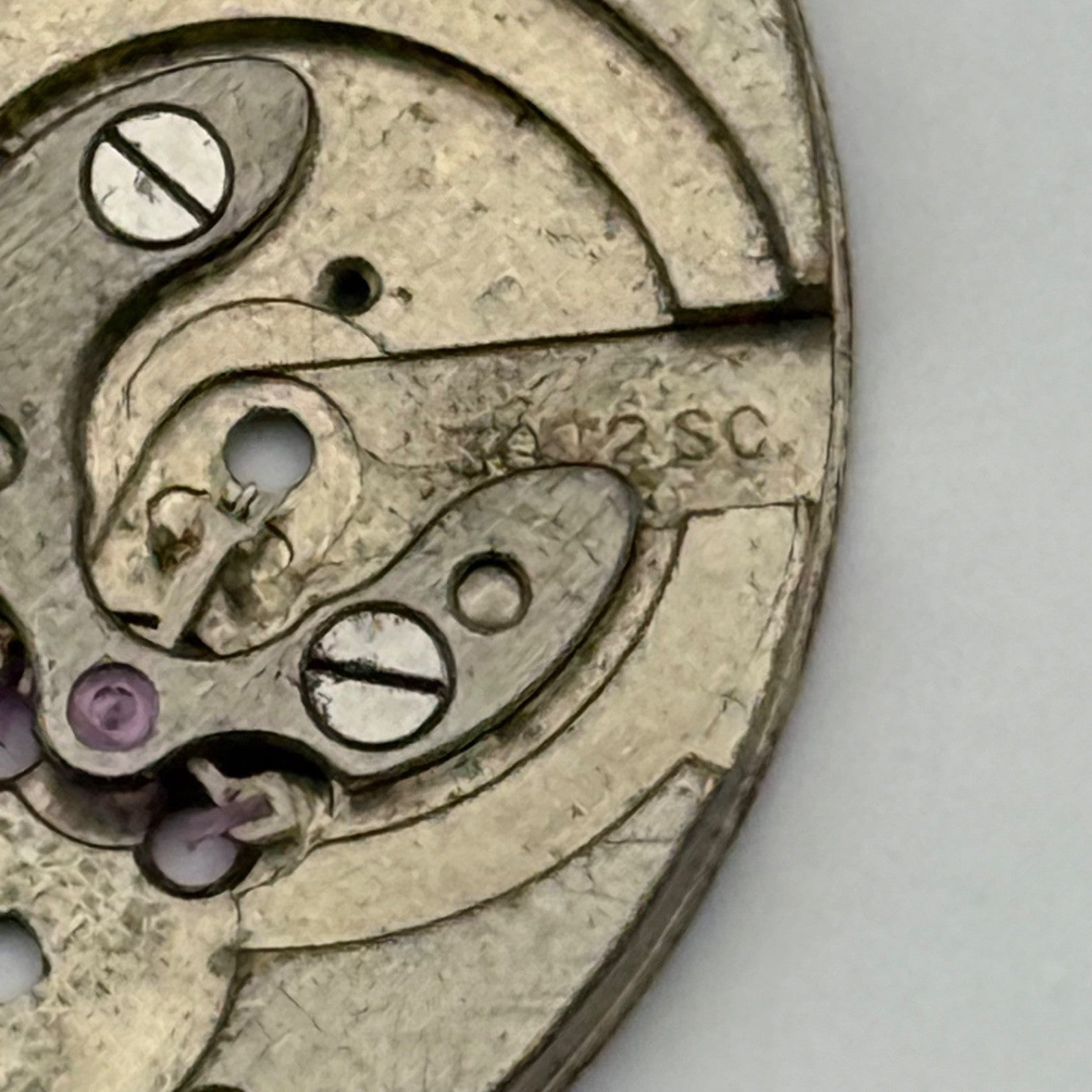 Omega 30T2 SC Watch Movement Main Plate Vintage Swiss Rare Parts Repair 30.5mm