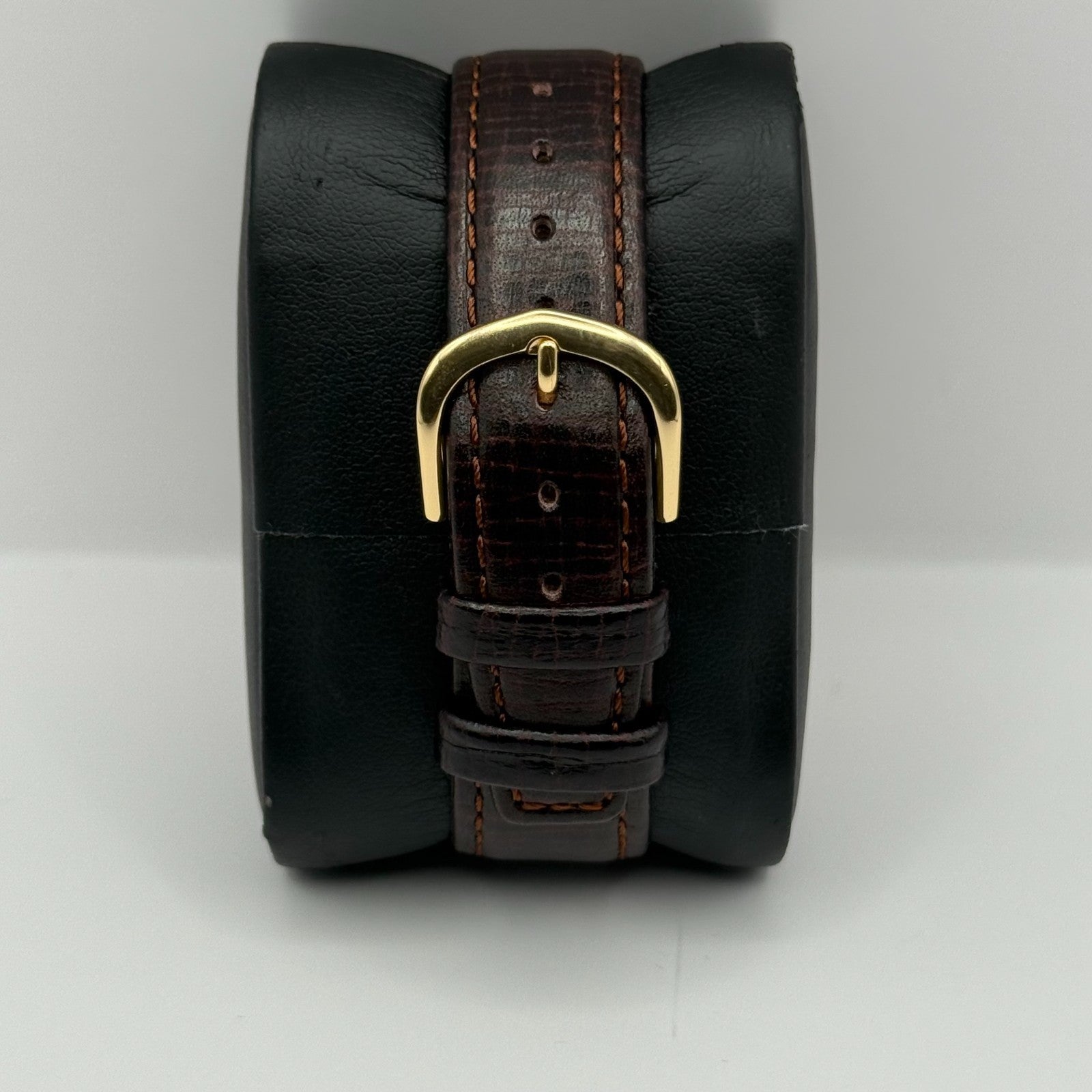 Jules Legassi Unisex Quartz Watch Genuine Diamond Black Dial Japan Working 34mm