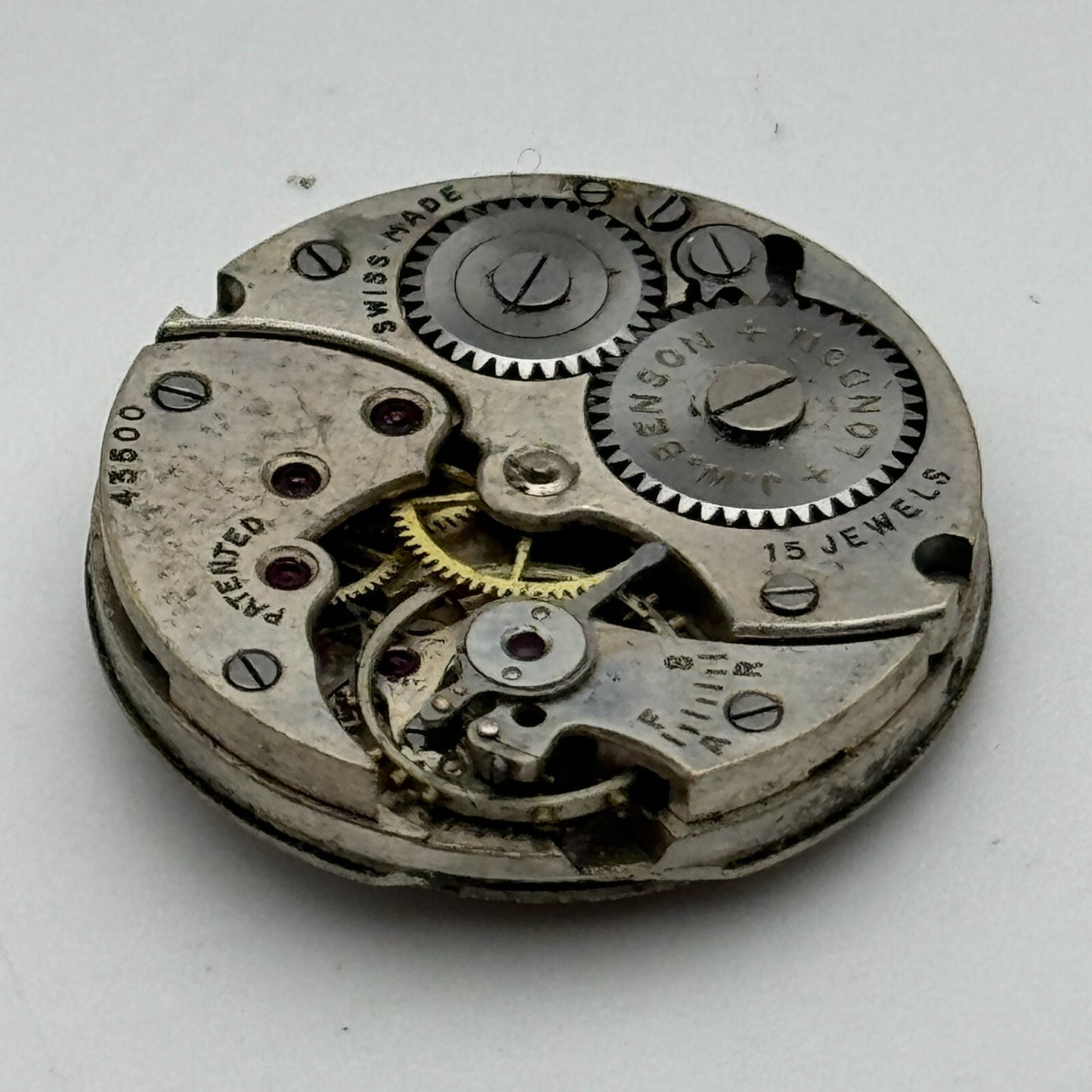 23.6mm Cyma Ref 374a Tavannes J W Benson Manual Wind Swiss Watch Movement PARTS
