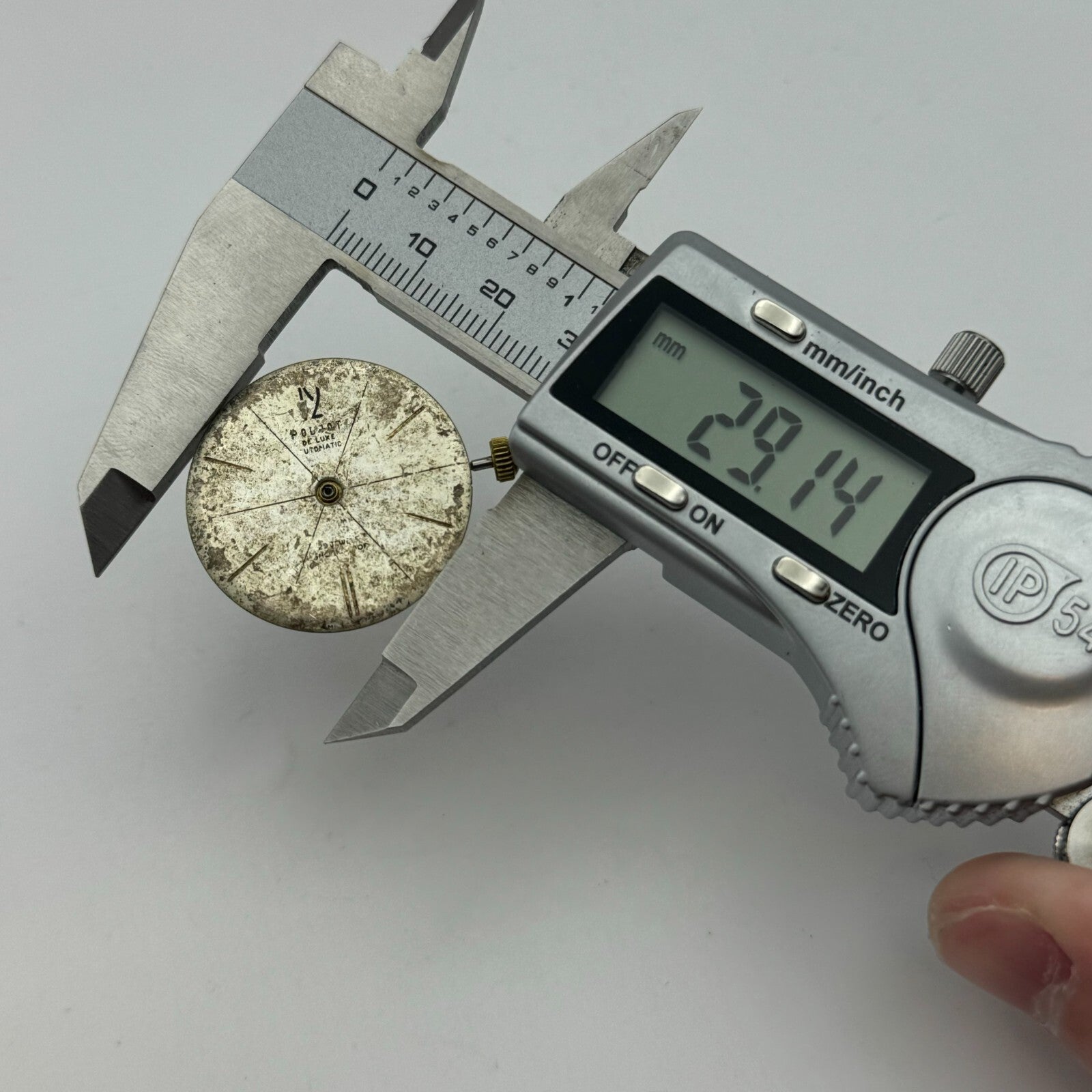 24.4mm Poljot de Luxe Cal 2415 Soviet Manual Wind Watch Movement PARTS REPAIR