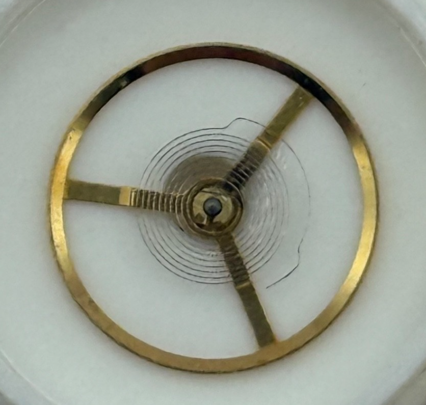 EB 8340 8341 Balance Wheel Complete And Spring Renata Watch Movement Parts NOS 