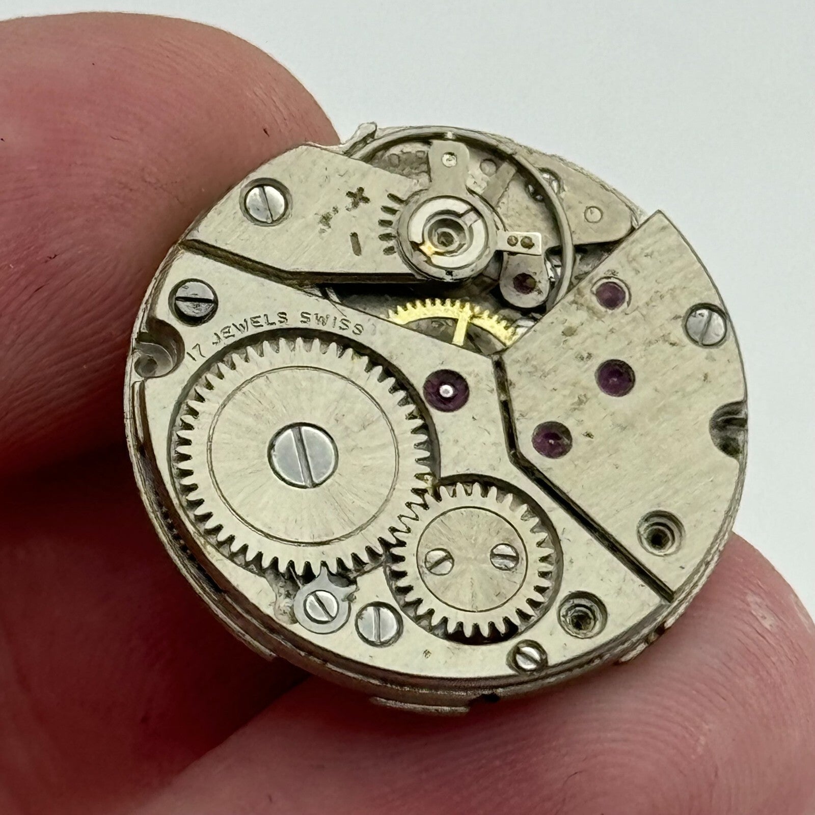 23.7mm Mens Peseux 320 Manual Wind 17 Jewels Watch Movement PARTS REPAIR SPARES