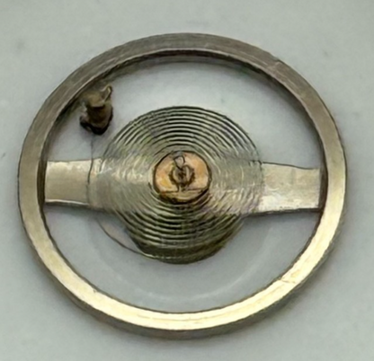 Brac 2051 Balance Wheel Complete And Spring  5¼’’’ 69 M Watch Movement Parts NOS