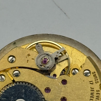 FHF ST 96 Pointer Watch Movement Running Avia Manual Wind Vintage Parts 25.9mm