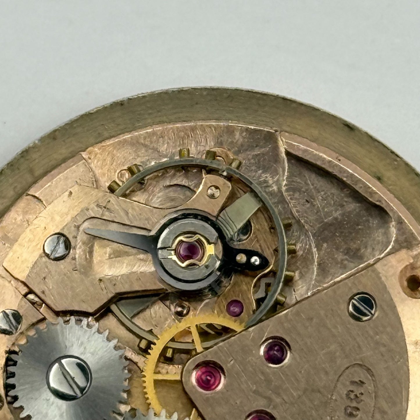 ETA 2391 Watch Movement Everite Running Manual Wind Vintage Parts Repair 25.8mm
