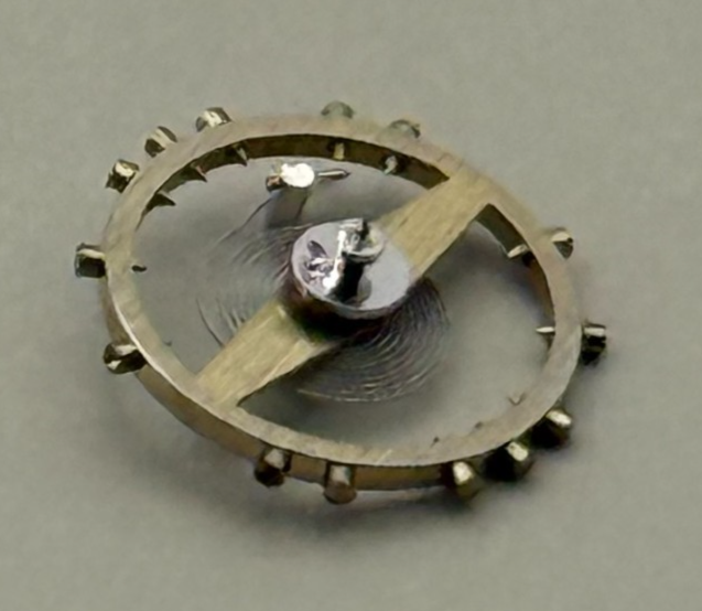 Felsa 4162 Balance Wheel Complete And Spring  1244 M Watch Movement Parts