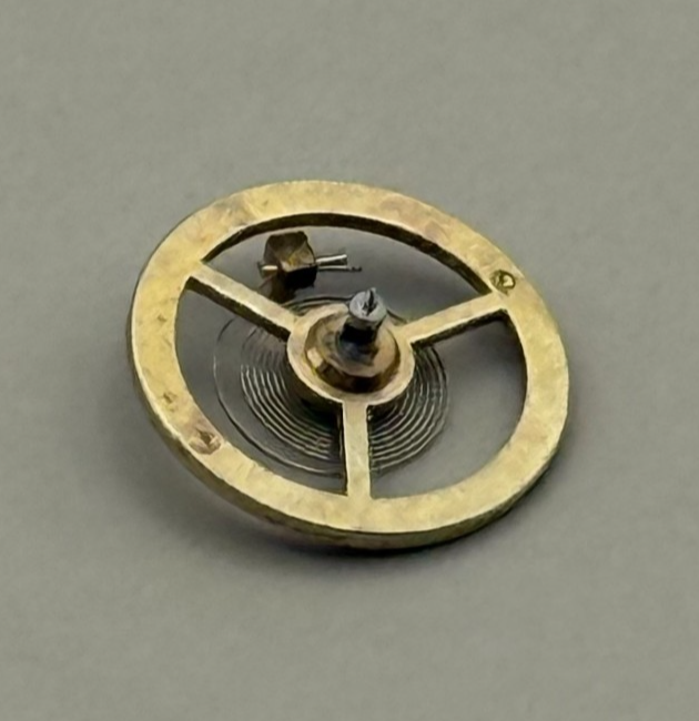 Forester 308 Balance Wheel Complete And Spring  5¼’’’ Watch Movement Parts 