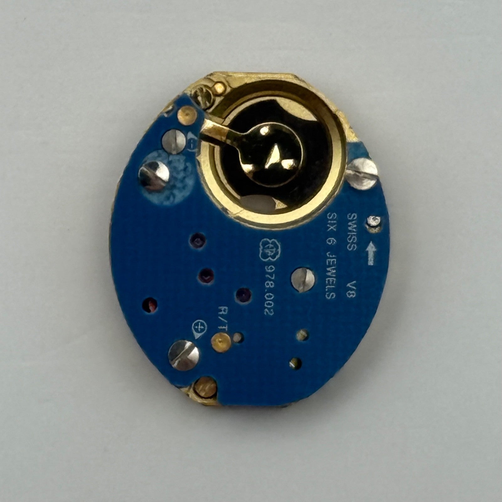 ETA 978.002 Quartz Watch Movement Incomplete Swiss Ladies Vintage Parts Repair