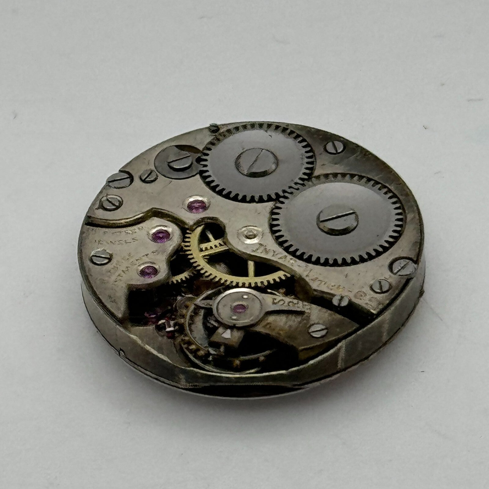 25mm Invar Watch Co 15 Jewels Quality Trench Watch Movement Manual Wind PARTS