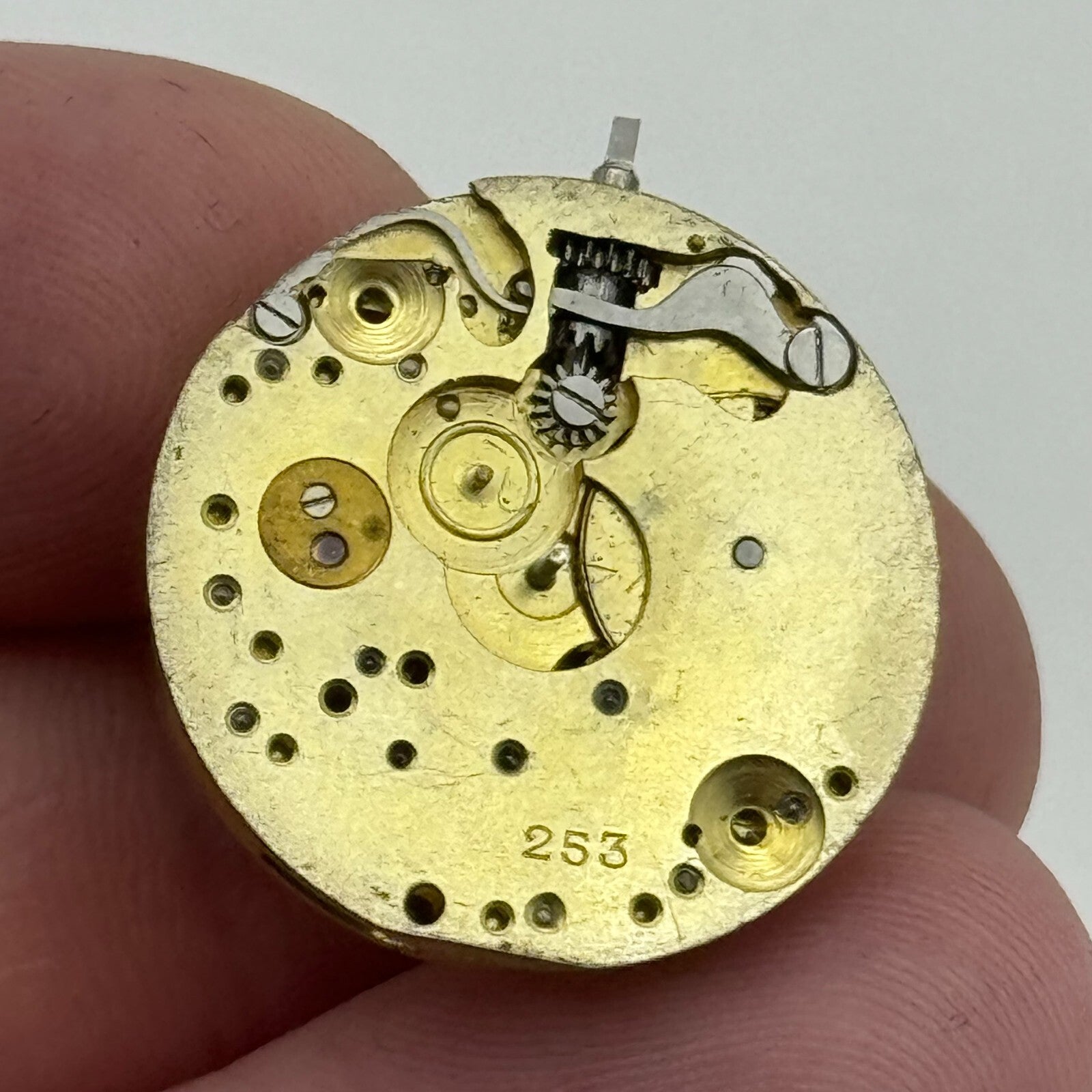 22.6mm High Grade Stauffer S S & Co 253 Swiss Watch Movement Vintage PARTS SPARE