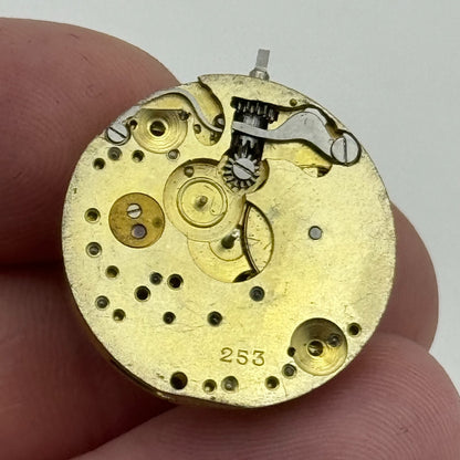 22.6mm High Grade Stauffer S S & Co 253 Swiss Watch Movement Vintage PARTS SPARE