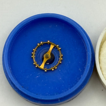 Omega 11.5R Balance Wheel Complete And Spring  Renata Watch Movement Parts NOS 