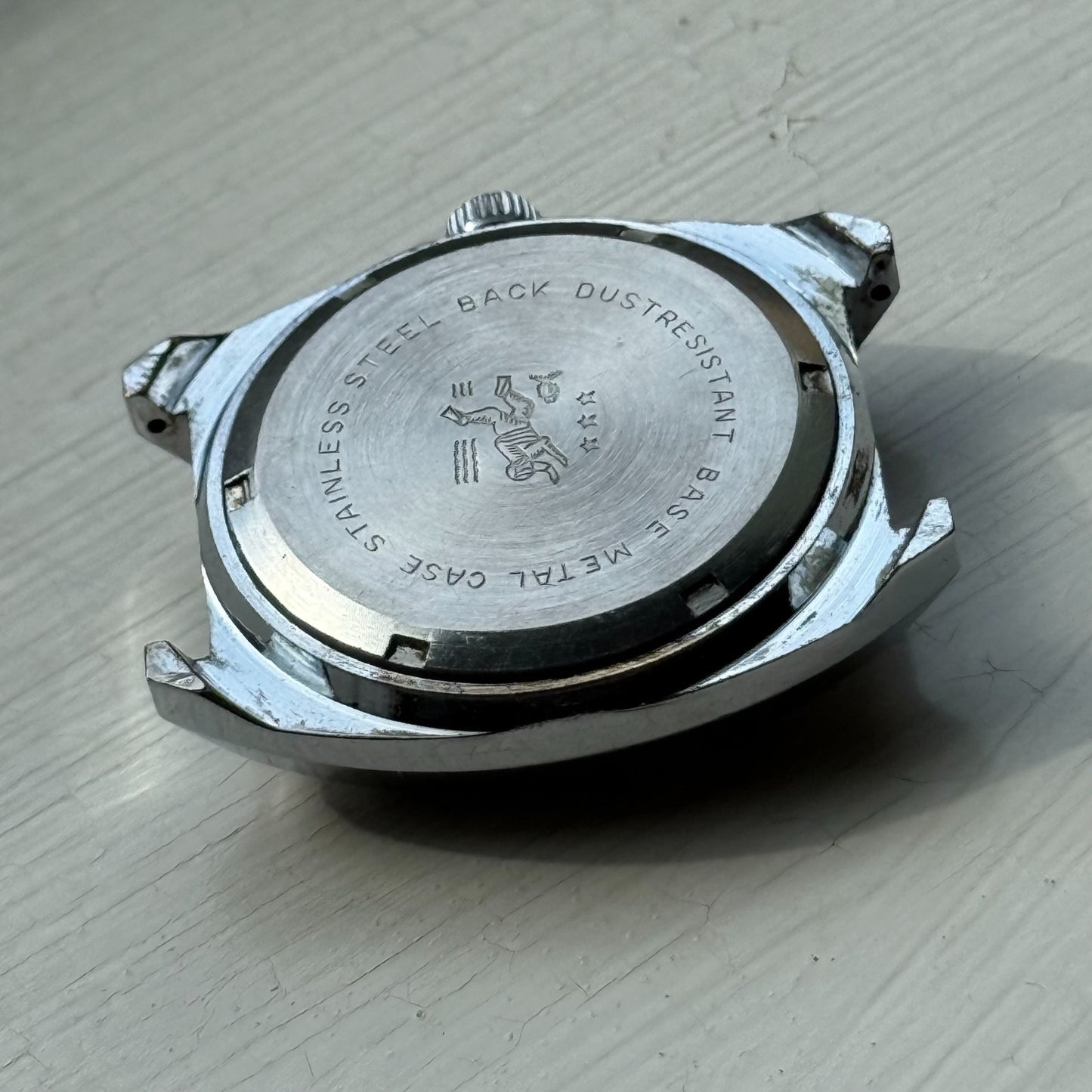 36mm Men's Vintage TV Shape Waterproof Date Swiss Manual Wind Watch PARTS REPAIR