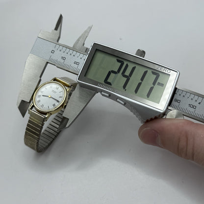 21mm Working Vintage Ladies Seiko 2320-5600 Expandable Strap Japan Quartz Watch