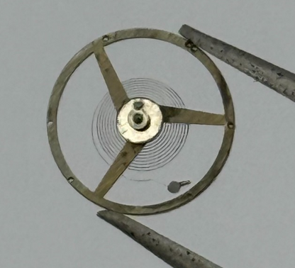 FEF 370 Balance Wheel Complete And Spring Inca Renata 1169 Watch Movement Parts 