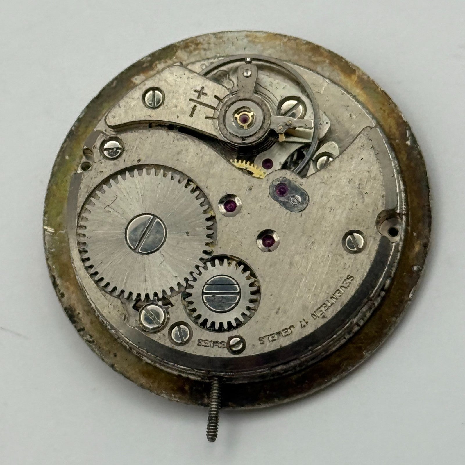 FHF ST 96 Watch Movement Legion Manual Wind Vintage Swiss Parts Repair 25.8mm