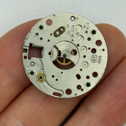 26.9mm Vintage BFG 866 Partial Manual Wind Watch Movement PARTS REPAIR