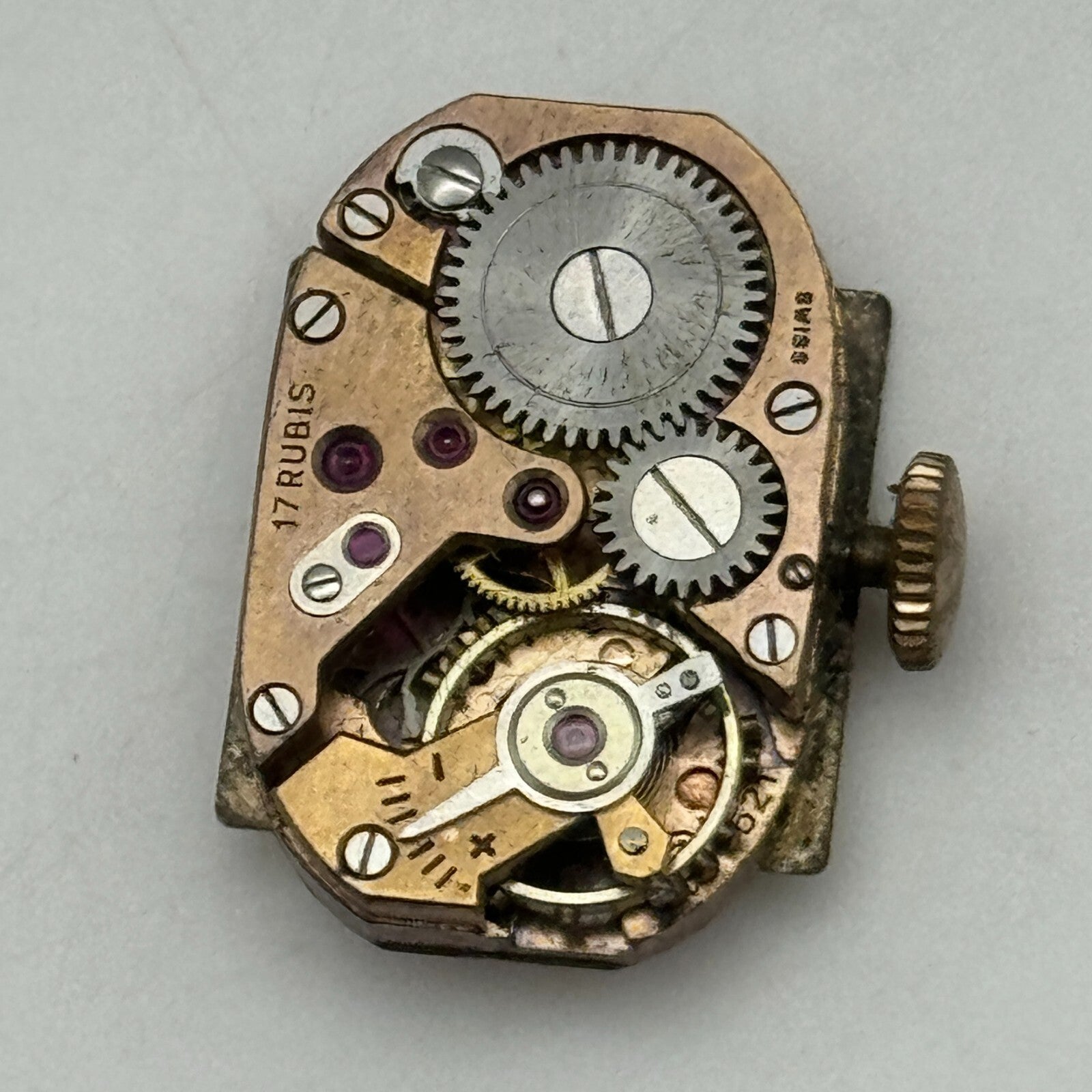 13mm Ladies Running Nigedo Unitas UT 521 Manual Wind Swiss Watch Movement PARTS