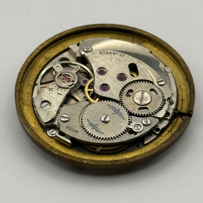 AS 1900/01 Watch Movement Rotary Manual Wind Vintage Swiss Parts Repair 25.2mm