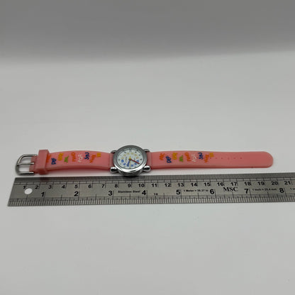 Citron Kids Quartz Watch ABC Alphabet Design Pink Strap Working 27mm New Battery