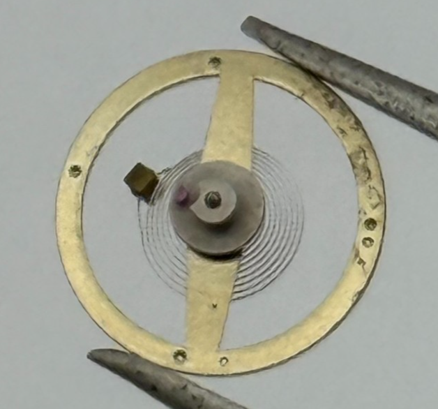 Amida 562 Balance Wheel Complete And Spring  8¾’’’ 874 Watch Movement Parts NOS