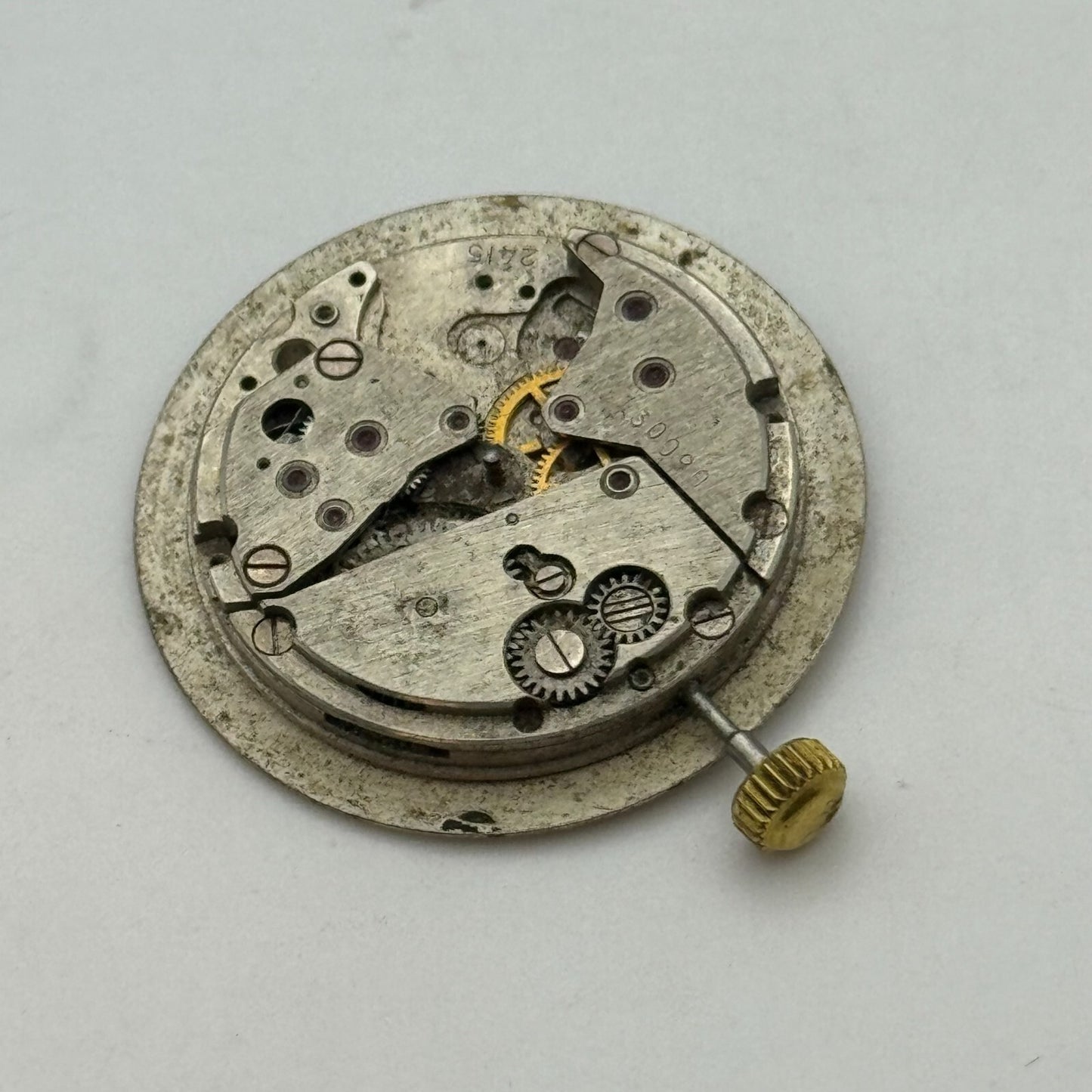 24.4mm Poljot de Luxe Cal 2415 Soviet Manual Wind Watch Movement PARTS REPAIR